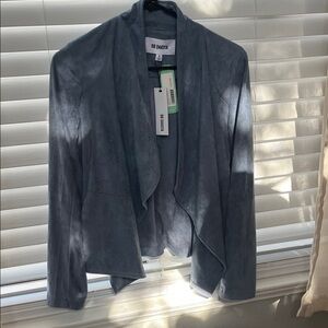 BB Dakota Women's Slate Blue Blazer Faux Suede